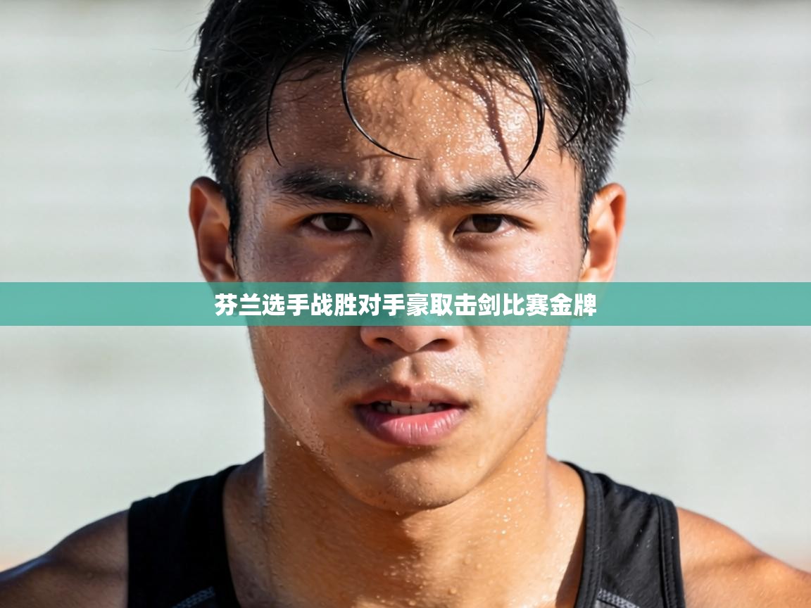 芬兰选手战胜对手豪取击剑比赛金牌  第1张